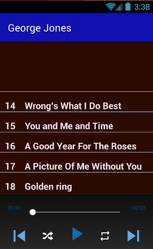George Jones All Songs Offline screenshot 3