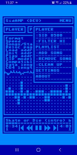 SidAMP screenshot 2