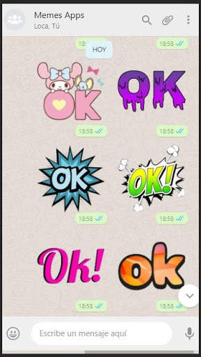 Ok Stickers screenshot 4