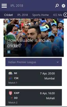 CrickBuzz स्क्रीनशॉट 1