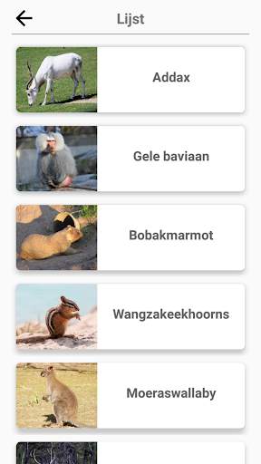 Zoogdieren - leer alle dieren in Photo-Quiz! screenshot 4
