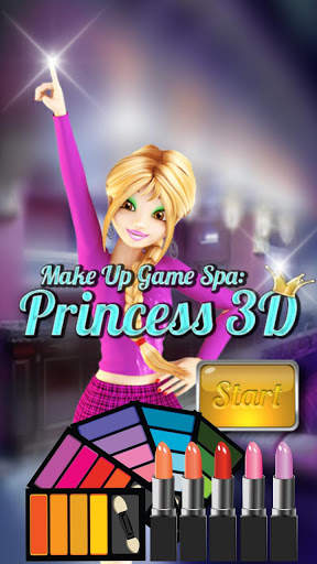 Make Up Games Spa: Princess 3D screenshot 1