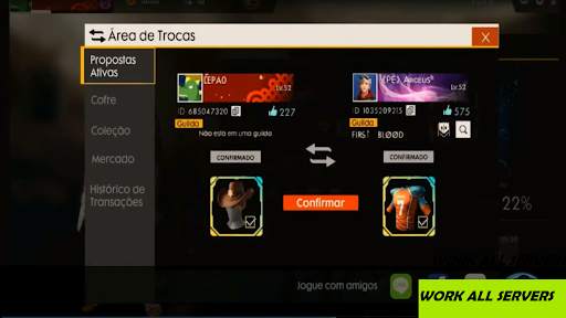 Free Max Skins Exchange Fire screenshot 1