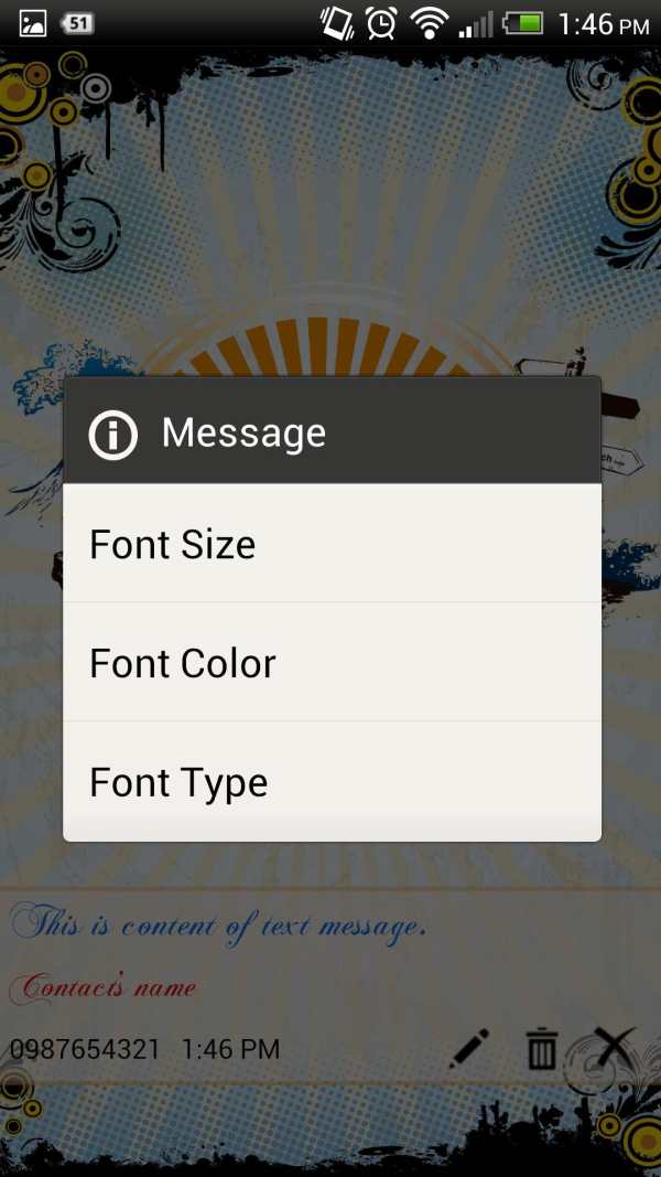 Personalize SMS screenshot 3