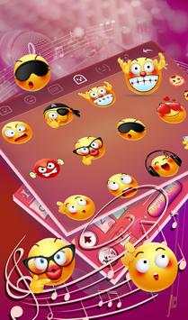 Brilliant Music Player Keyboard Theme screenshot 5
