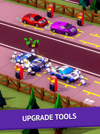 Idle Pit Stop Racing 9 تصوير الشاشة