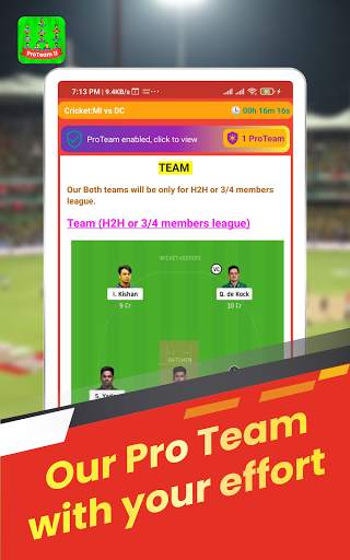 ProTeam11- Fantasy SL GL Team prediction tips news screenshot 12