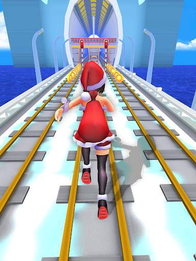 Subway Santa Princess Runner screenshot 6