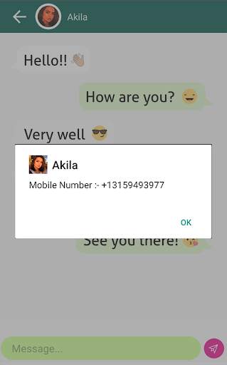 Chat with 👸Gfriends👸 & Girls Mobile number prank screenshot 3