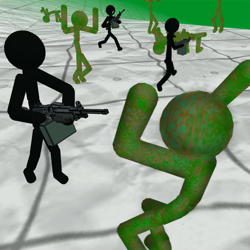 stickman مقابل الكسالى 3D أيقونة