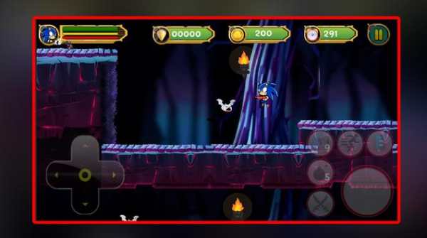 Super Sonic Speed Runner Games screenshot 1