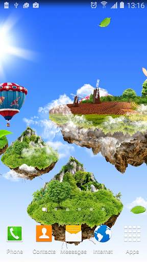 Flying Islands Live Wallpaper 2 تصوير الشاشة