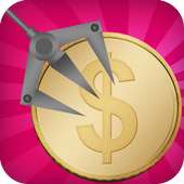 coins claw machine game logo