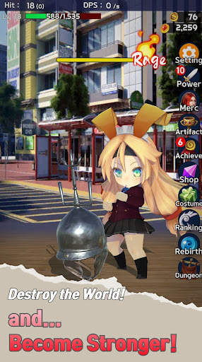 Fighting Girl - Clicker Game screenshot 3