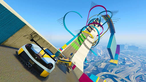 Mega Ramp Car Offline Games screenshot 7