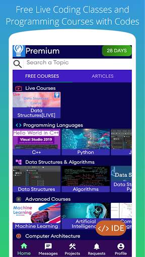 Learn Programming for Free, Live Coding, Projects screenshot 1
