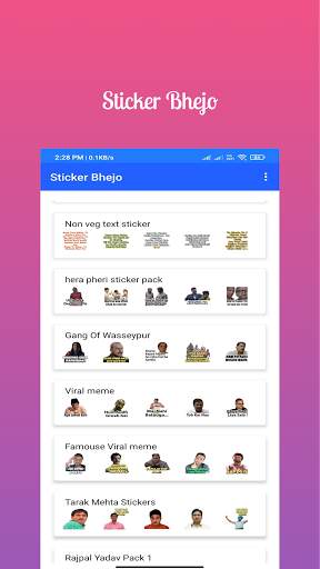 Sticker Bhejo - Sticker for Whatsapp screenshot 3