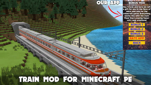 Train Vehicles in Minecraft PE screenshot 3
