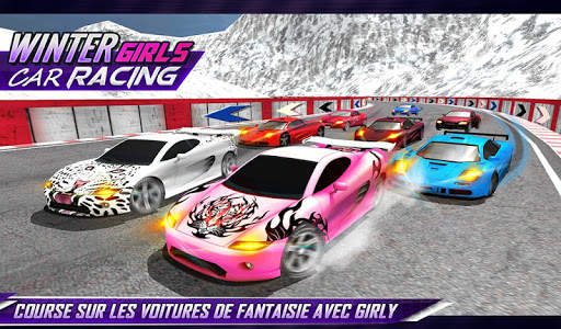hiver filles voiture de course screenshot 12