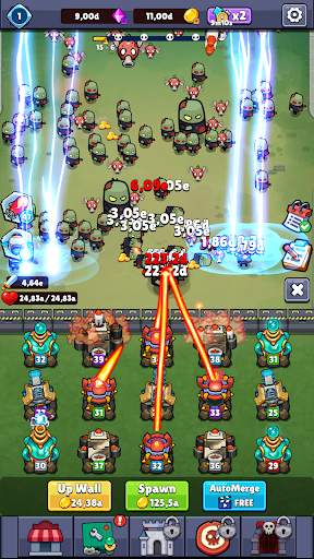 Merge Cannon - Idle zombie war screenshot 6