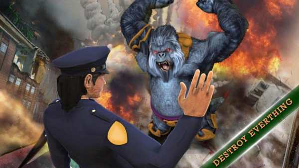 City Smasher Angry Gorilla Simulator: Rampage Game screenshot 2