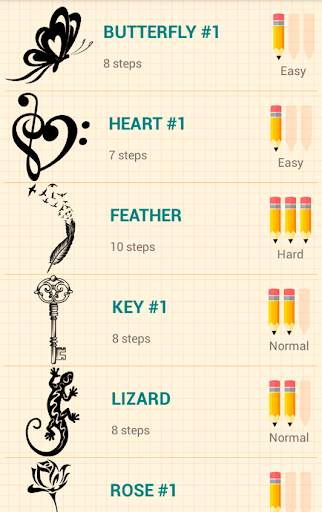 How to Draw Tattoos screenshot 1