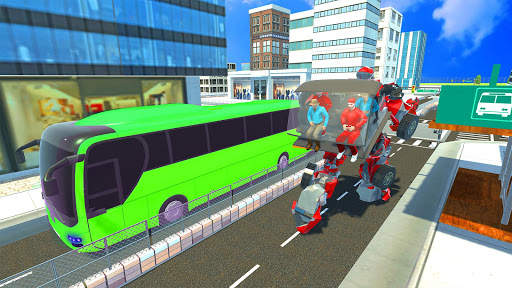 Real Bus Robot Transform - Bus Driving Simulator screenshot 4