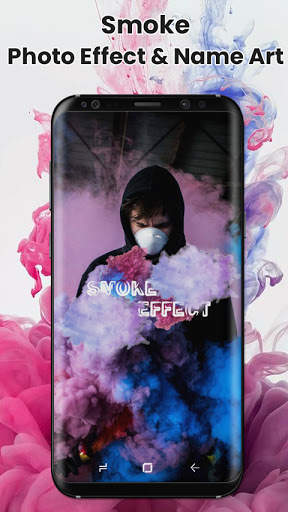 Smoke Photo Effect - Name Art screenshot 1