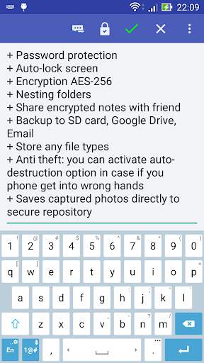 Notepad with password FREE screenshot 5