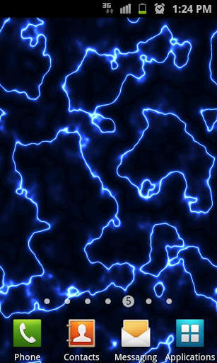 Electric Plasma Live Wallpaper screenshot 1