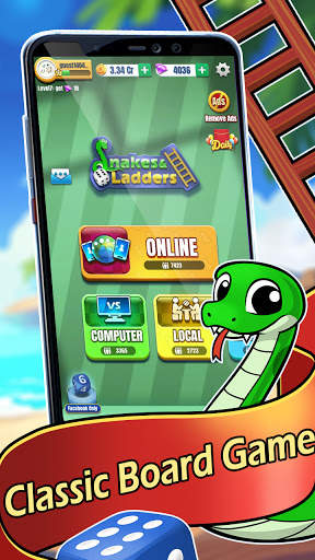 Snakes & Ladders Online Offline Board Game screenshot 1