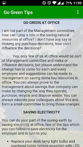 Go Green Save Money स्क्रीनशॉट 3
