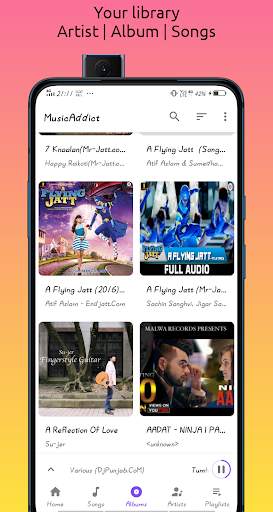 MusicAddict - Powerful Music Player (Mp3) screenshot 5