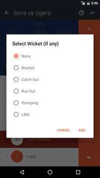 Cricket Scorer screenshot 4