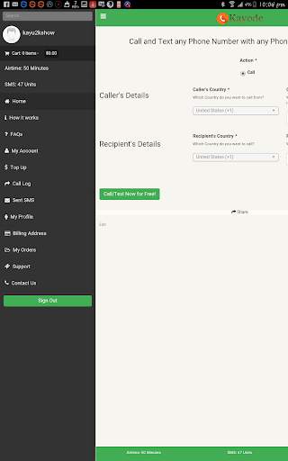 Kayode Call and Text for Free screenshot 21