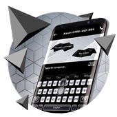 Black and White Keyboard icon