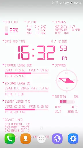 Oajoo Device Info Wallpaper screenshot 3
