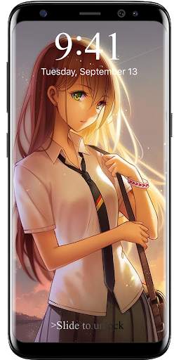 Kawaii Anime Lock Screen - Anime Wallpapers 2 تصوير الشاشة