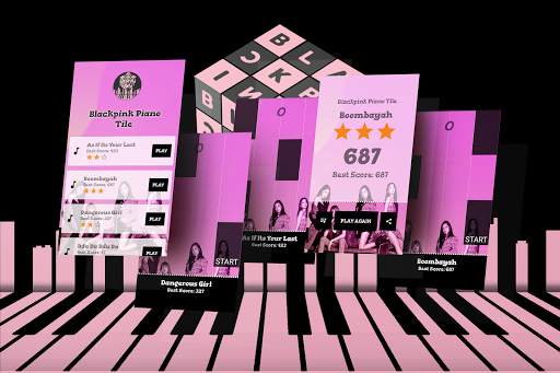 Blackpink Piano Tiles Game screenshot 1