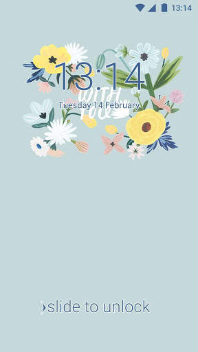 AppLock Theme Fresh Flower скриншот 3