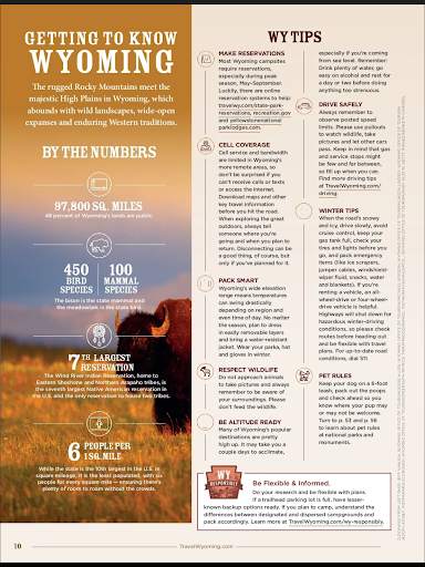 Wyoming Official Travel Guide screenshot 2