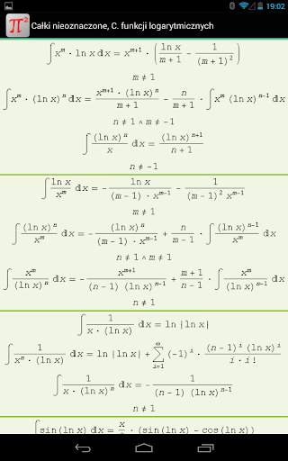 Matma2 - matematyka całki screenshot 7
