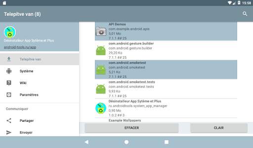 Gestionnaire d'applications système screenshot 10