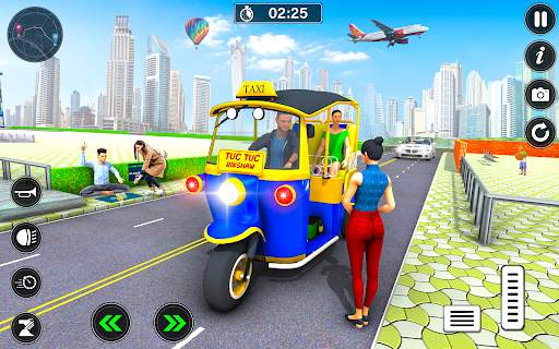 Tuk Tuk Rickshaw: Taxi Games screenshot 1