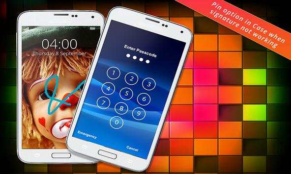 Finger Gesture Lock Screen screenshot 3