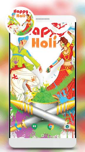 Colors in water - Holi Live wallpaper screenshot 6