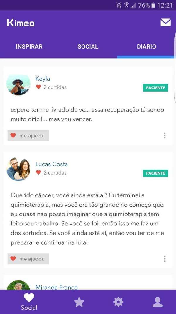 Câncer - Rede Social screenshot 2