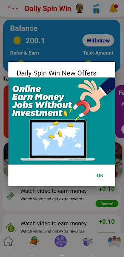 Daily Spin Win, Earn Money स्क्रीनशॉट 8