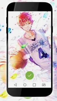Kuroko Anime Basketball Lock Screen HD скриншот 1