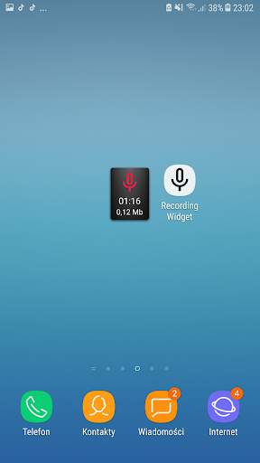 Audio Recorder Widget screenshot 3